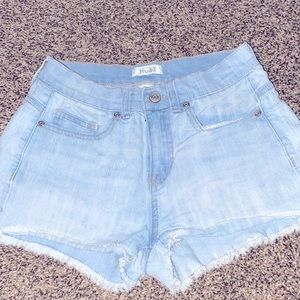 High rise shorts